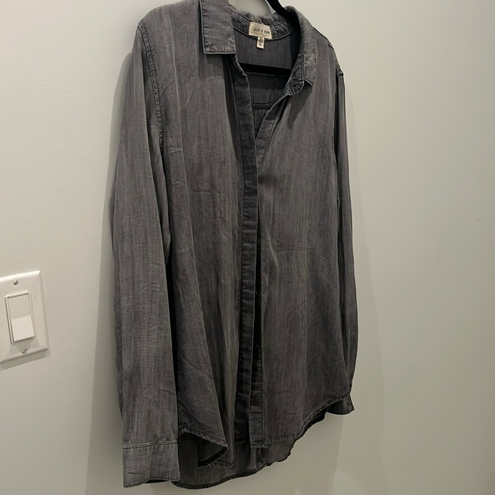 Cloth & Stone chambray shirt xl